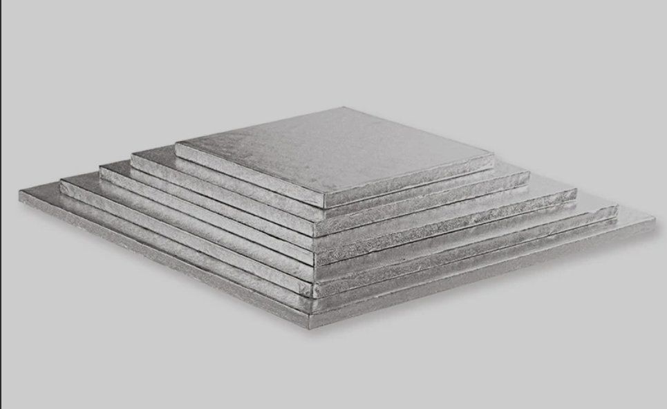 Decora Tortenunterlage Silber 40x60cm Aluminium Cakeboard