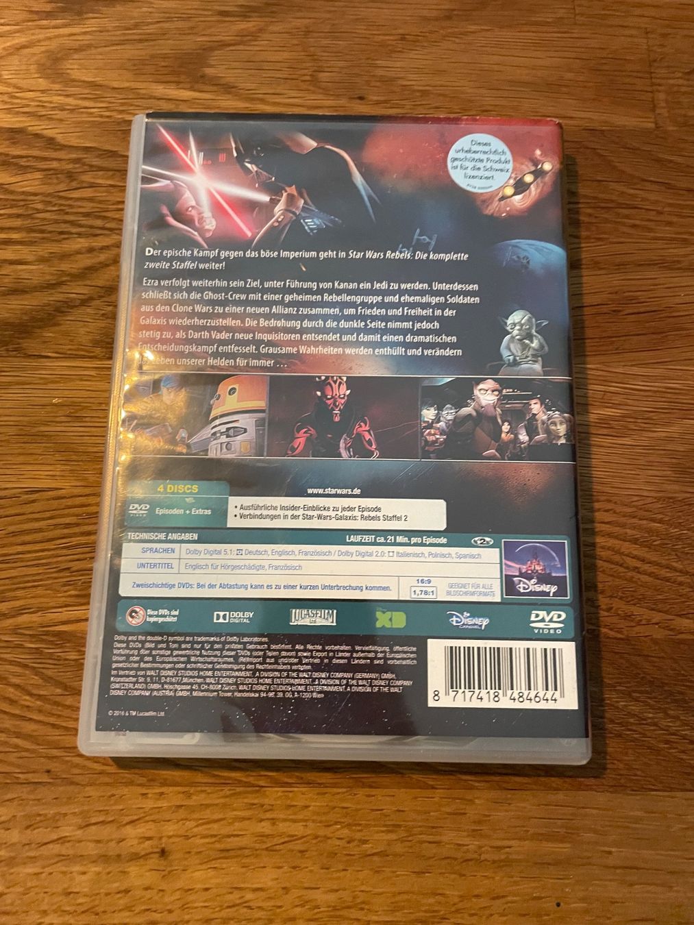 Tutti i DVDs: Star Wars Rebels Staffel 2 DVD Box Set – Usato da Bülach venduto da bjoernbenny 2