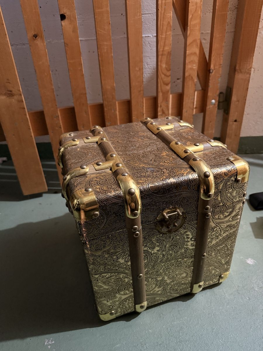 Truhen: Alte Truhe/Box mit Muster, ideal als Deko oder Stauraum – Gebraucht aus Richterswil von Isabell95 1