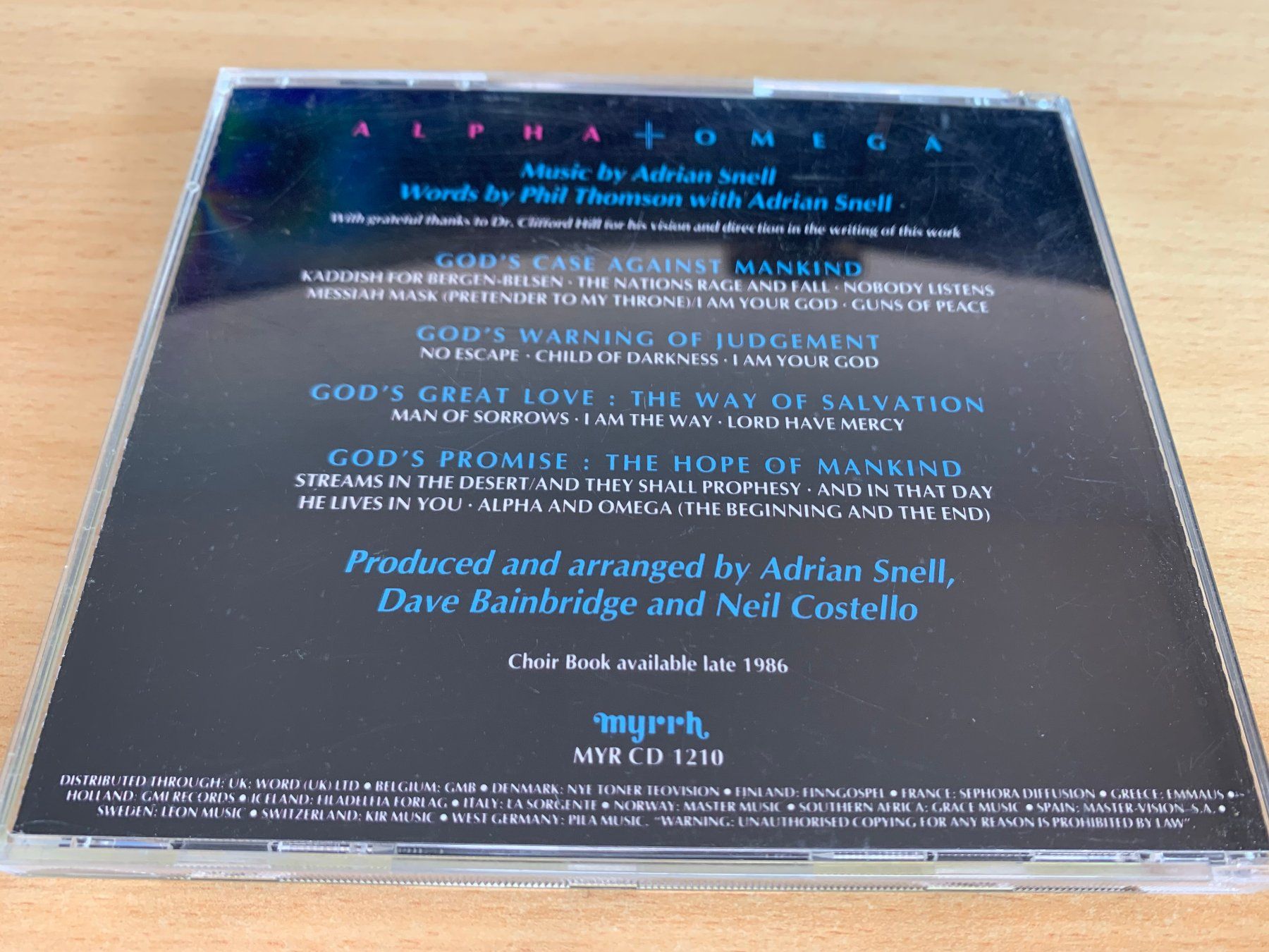CDs: Adrian Snell – Alpha And Omega – Gebraucht aus Rikon im Tösstal von Alpenmutz 1