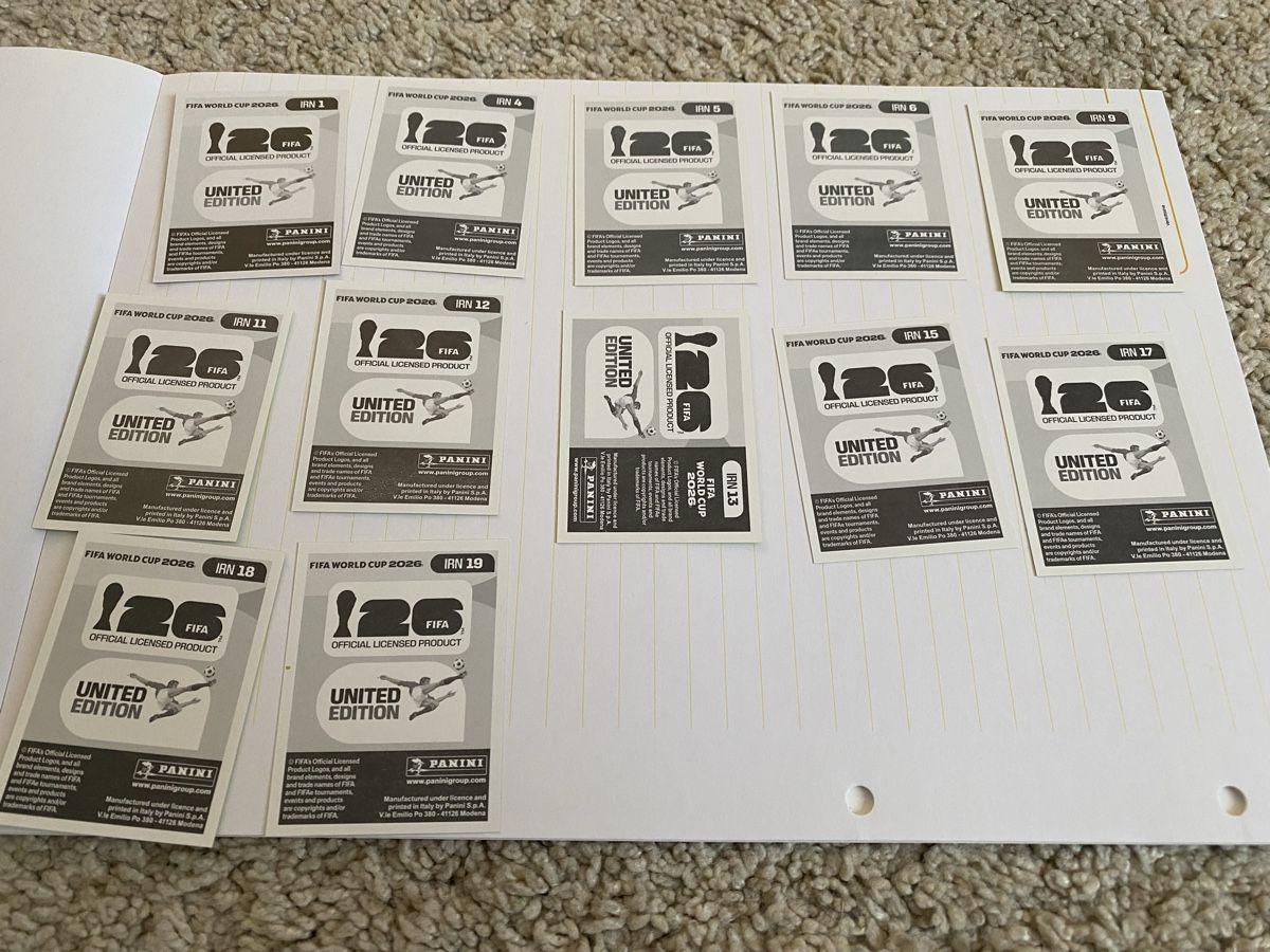 Panini Carte collezionabili: Panini WM 2026 Iran – Nuovo (secondo la descrizione) da Arbon venduto da arminnnn 1