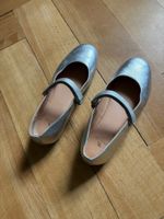 Silberne Mädchen Schuhe Gr.35 von Varese