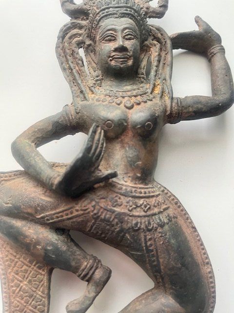Statuette: Antike Metallfigur - Thailändischer Tänzer – Usato da Romanshorn venduto da Knut4 1