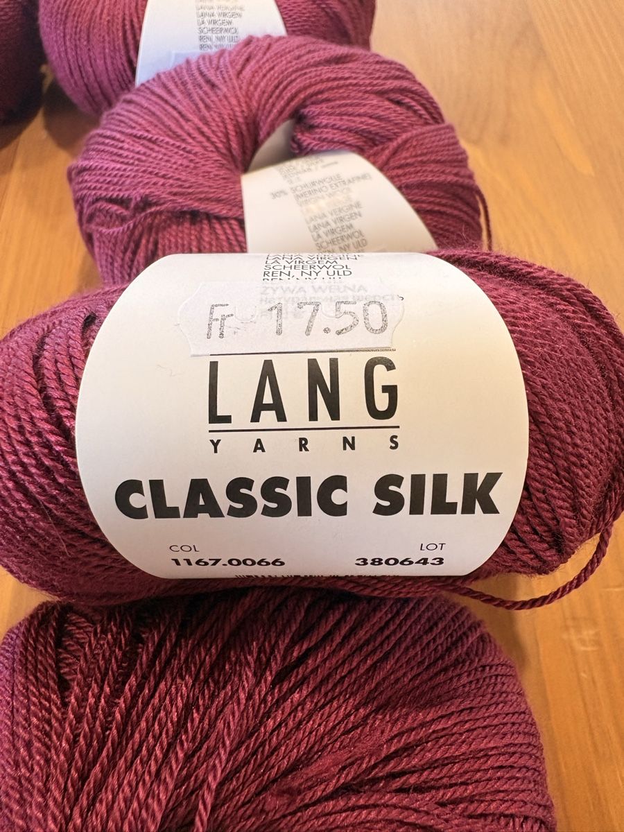 Cordicelle & Fili: Lang Classic Silk 9x fuchsia – Nuovo e nell'imballaggio originale da Bex venduto da eli_2kgy 1