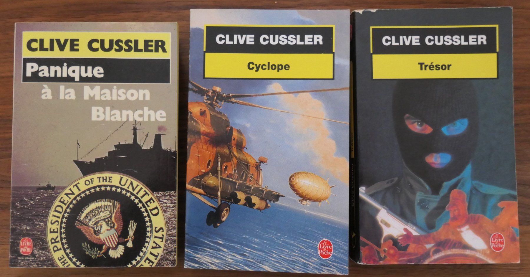 Livres: Thriller Clive Cussler – D'occasion à Biel/Bienne par Crismail