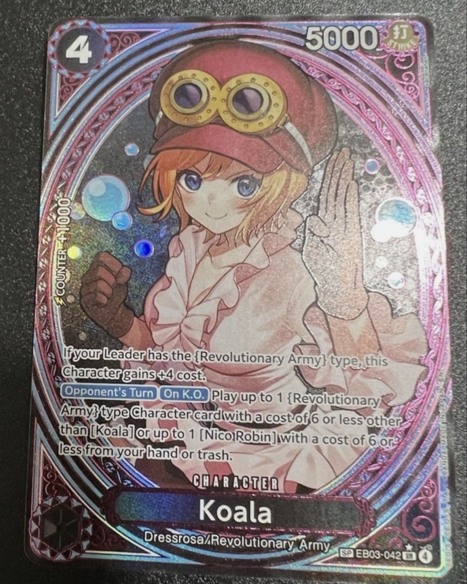 Bandai Sammelbilder & Trading cards: One Piece Card Koala EB03-042 SR – Neu (gemäss Beschreibung) aus Safenwil von chi_8cwc