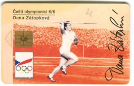 Telefonkarte "Olympische Spiele". Tschechien