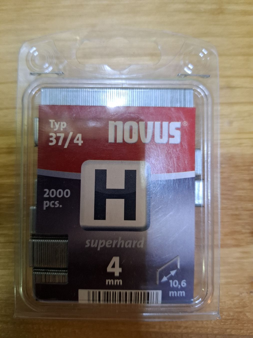 Alle Werkzeuge: Novus Feindrahtklammern 37/4 H – Neu und originalverpackt aus St. Gallen von Che64