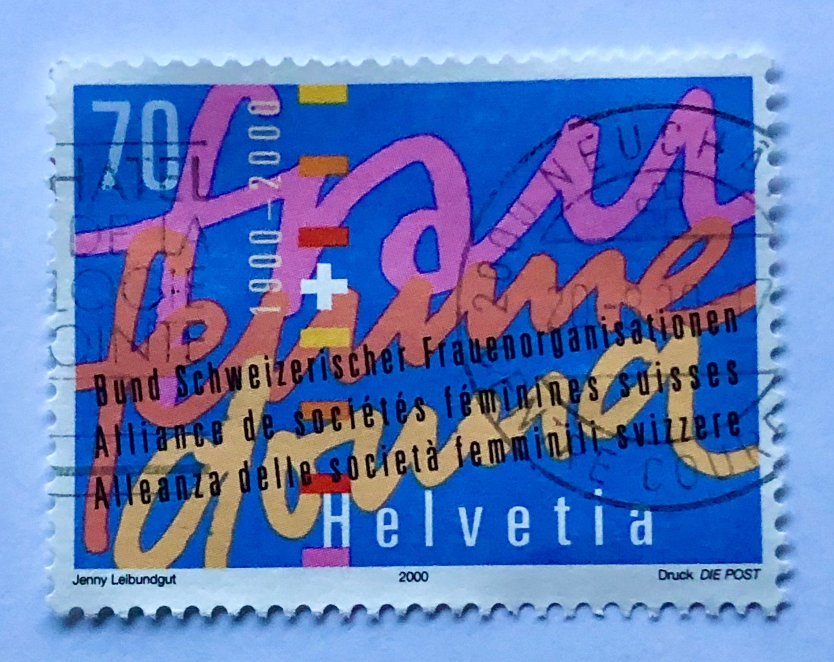 Tutti i francobolli: Nr.997 Bund Schweizerischer Sondermarken GESTEMPELT 2000    – Usato da Aarau venduto da Billa007