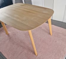 Esstisch, massive Buche, 90 x 140