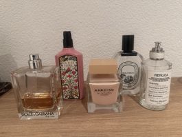 Parfüms (Diptyque, Dolce Gabbana, Margiela Replica, Gucci)