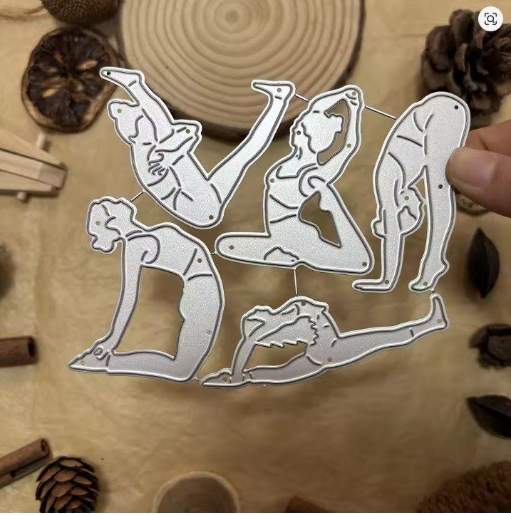 Sciablone: Neues Stanzschablonen-Set Yoga – Nuovo e nell'imballaggio originale da Effretikon venduto da wenuss 4