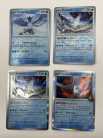 4 Pokemon Karten Articuno Set Holo/reverse Holo gemischt