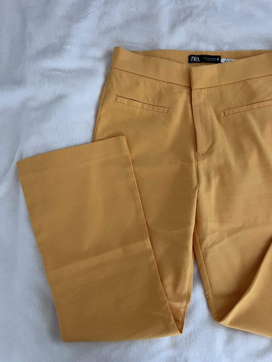 Zara Pantaloni: Zara Stoffhose orange - Grösse 38 – Usato da Wil SG venduto da xrnvani 2