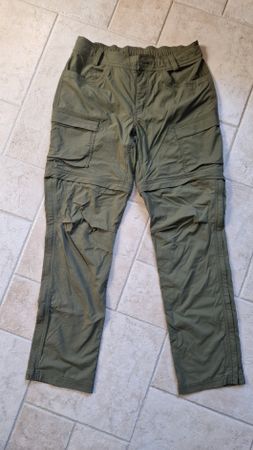REI Sahara Grün Hiking Pants Shorts Convertible zip-off 8 40
