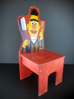 Vintage Kinderstuhl, Bert Elmex, Sesamstrasse  Kinderstuhl