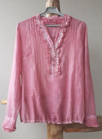 Nile Bluse mit Seide, S