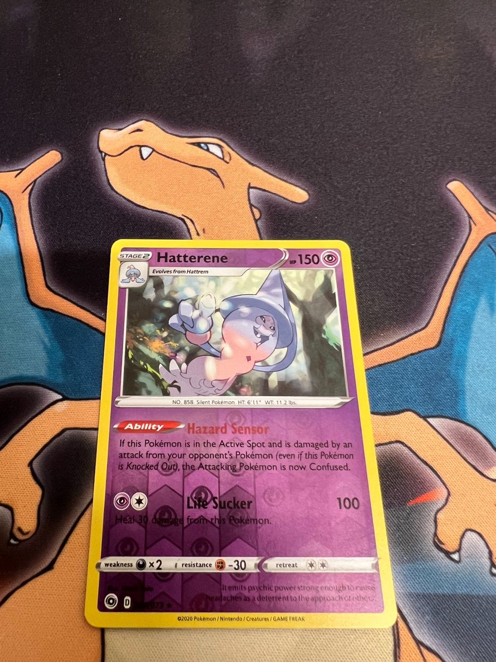 Pokémon Sammelbilder & Trading cards: Hatterene (CPA 20) - Reverse Holo - Champion's Path – Neu (gemäss Beschreibung) aus Bülach von Pfrenzel