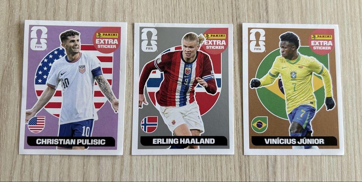Panini Carte collezionabili: Panini Extra Sticker, Pulisic, Haaland, Vinicius Junior – Nuovo (secondo la descrizione) da Lostorf venduto da DanyStoner