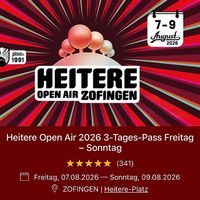 2x 3-Tagespass Heitere Openair
