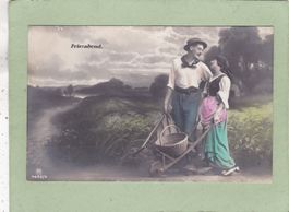 Kitsch Landschaft Paar Frau Mann Feierabend