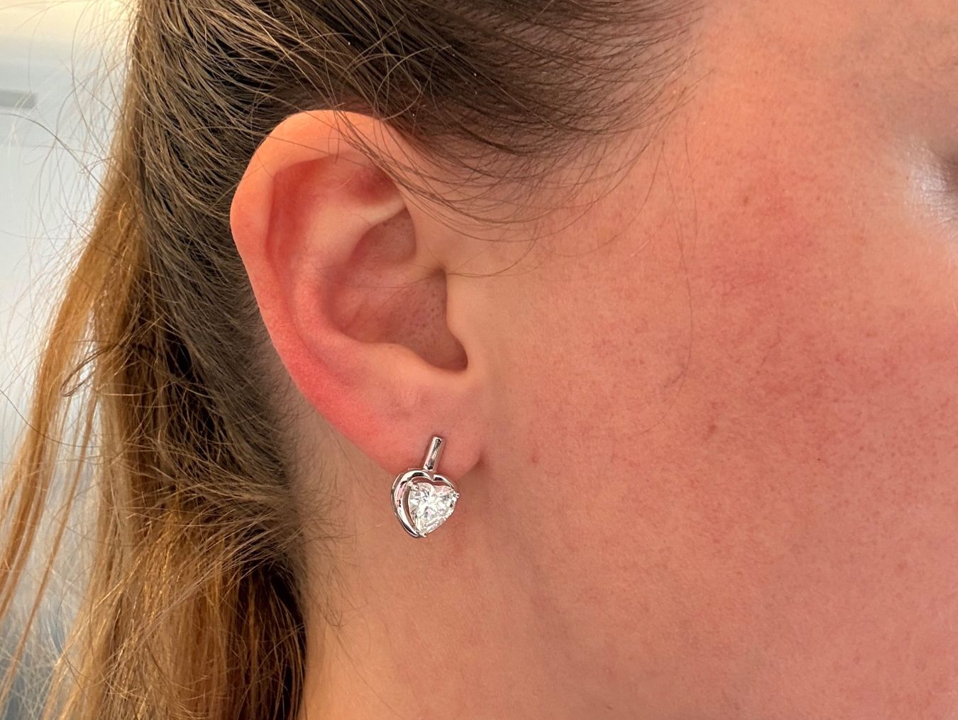 Boucles d'oreille: Herz Ohrstecker Silber 925 – Neuf avec emballage d'origine à Zug par gold.schmuck 1