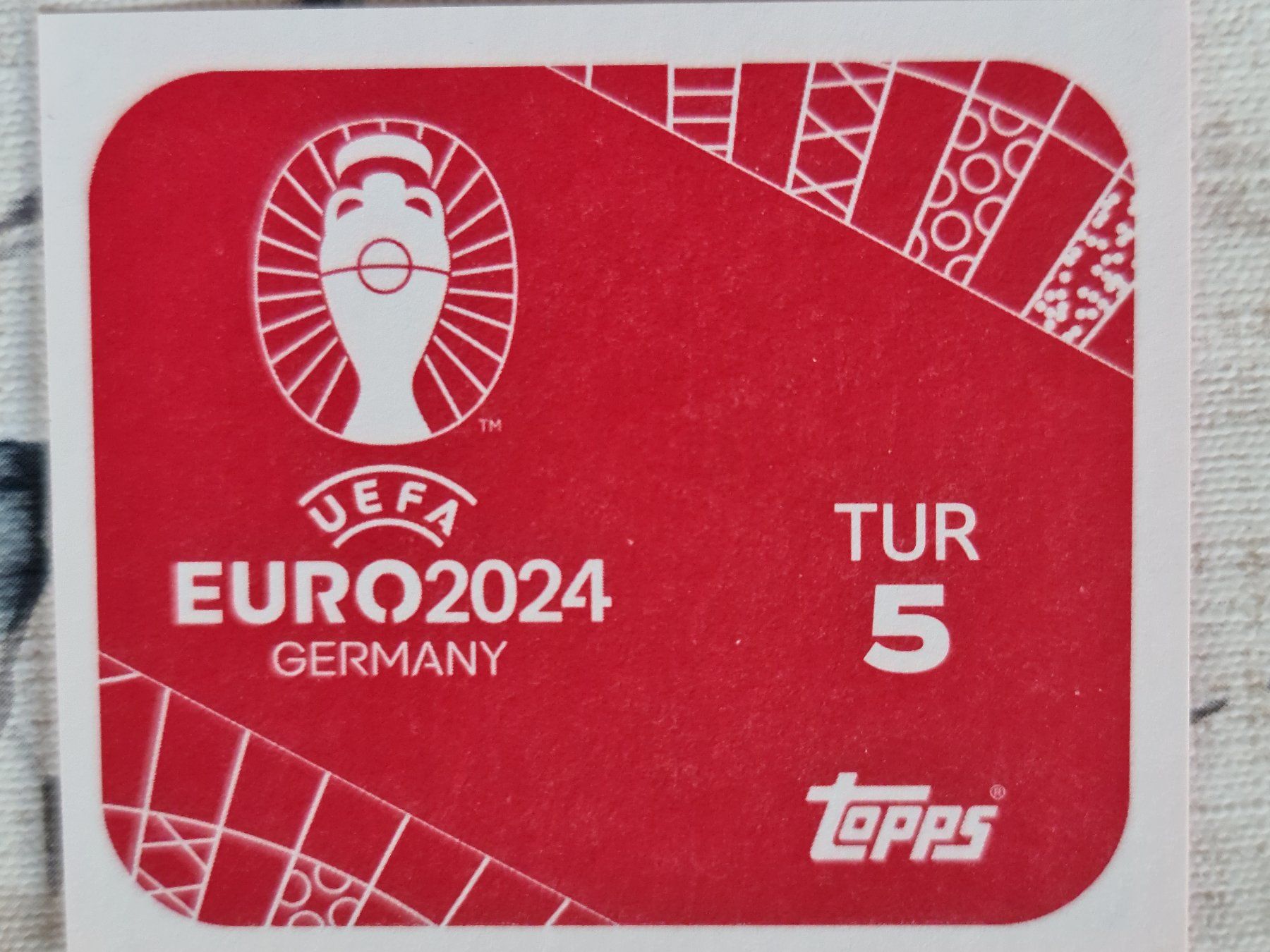 Topps Carte collezionabili: Topps EURO2024 TUR 5 – Nuovo e nell'imballaggio originale da Dintikon venduto da Prime-shop 1