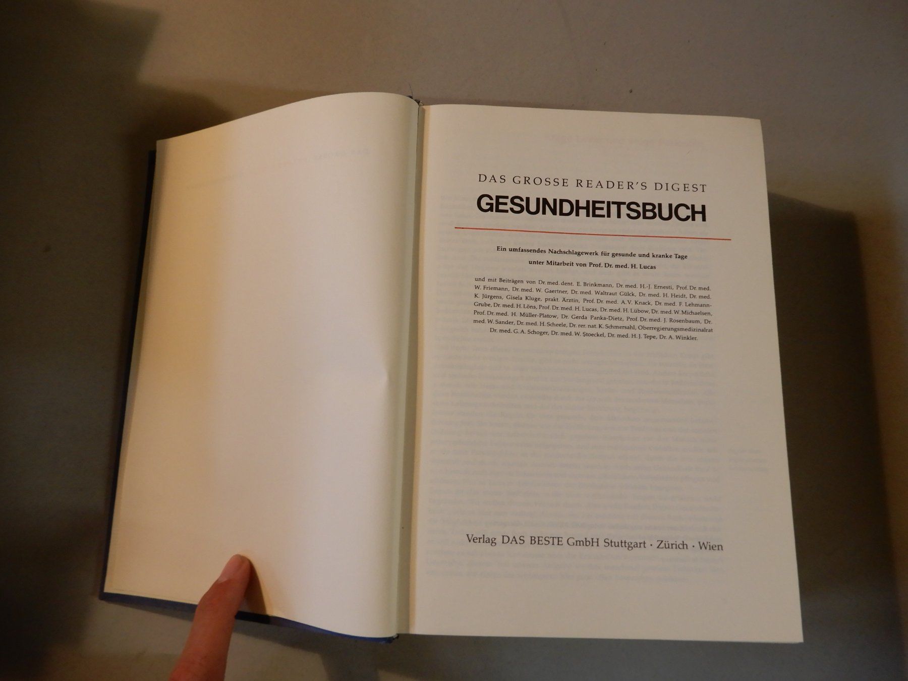 Libri: Das Grosse Readers Digest Gesundheitsbuch vintage – Usato da Erstfeld venduto da Mario_boe0 3