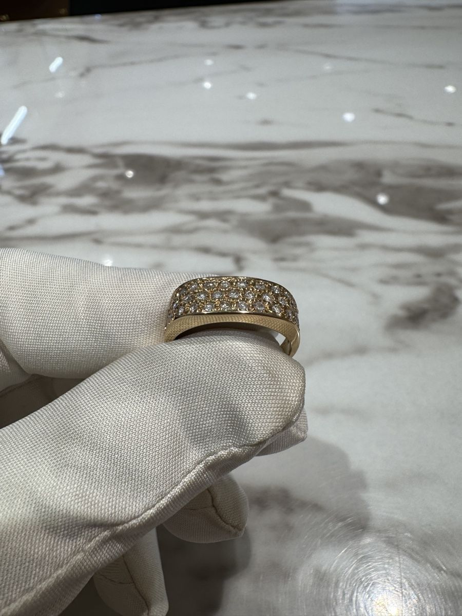 Anelli: Damen Goldring mit diamanten – Usato da Schaffhausen venduto da glamour-shop
