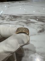 Damen Goldring mit diamanten