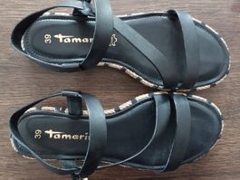 Sandalen Tamaris 39 schwarz