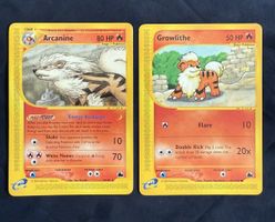 Arcanine and Growlithe Pokémon (Skyridge) - 3/144 & 62/144