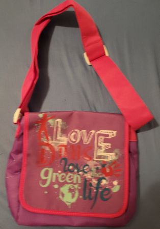 Süsse Umhängetasche "Love the green life" / Kühltasche Neu!