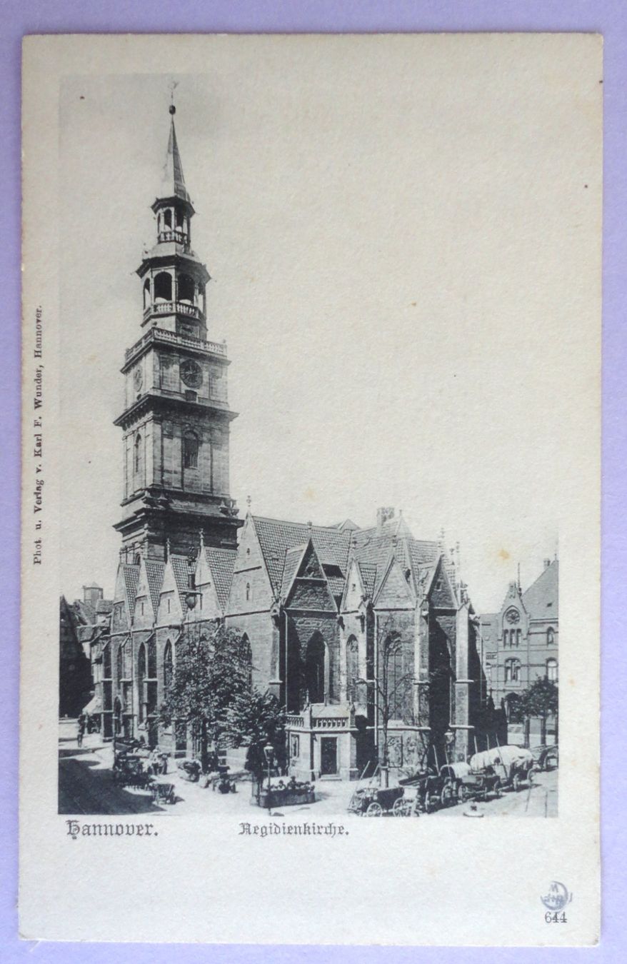 Cartoline postali: Hannover, Regidienkirche – Difettoso da Fétigny venduto da Billy2miny