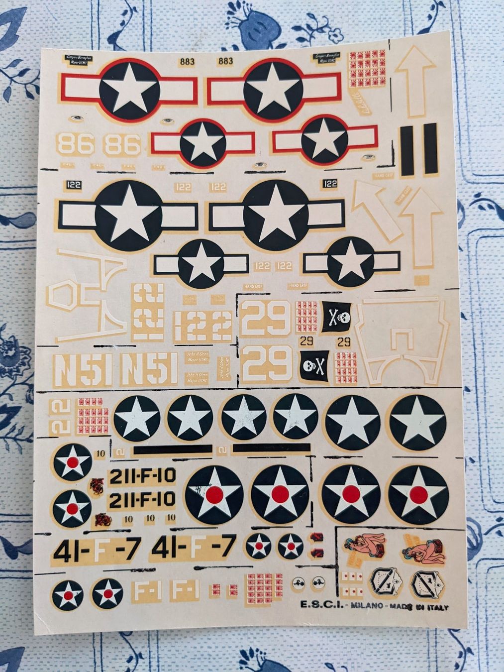 Kit di modellismo & Modellini statici: Esci Decals US Navy Jäger – Usato da Neuenhof venduto da Abakan