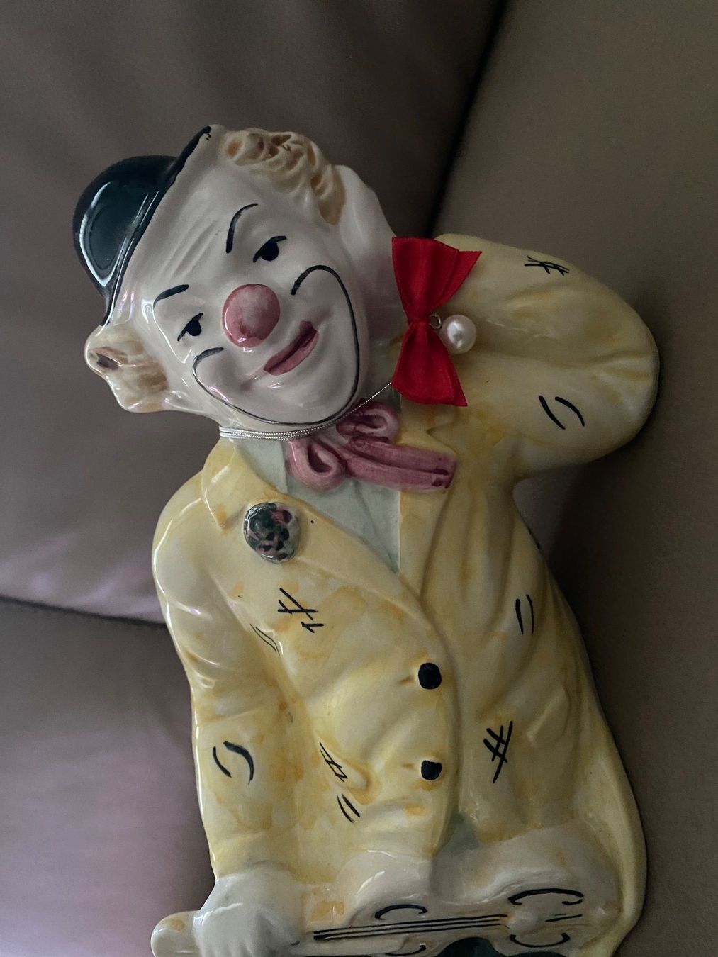 Figuren: Lustige Clown Keramikfigur, 42cm lang – Gebraucht aus Neftenbach von Rose40 4