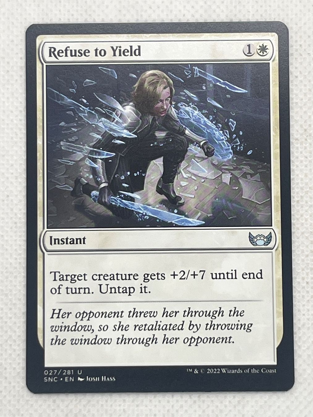 Magic The Gathering Sammelbilder & Trading cards: MTG Refuse to Yield SNC 27 Uncommon – Gebraucht aus Hinterkappelen von Kim1992
