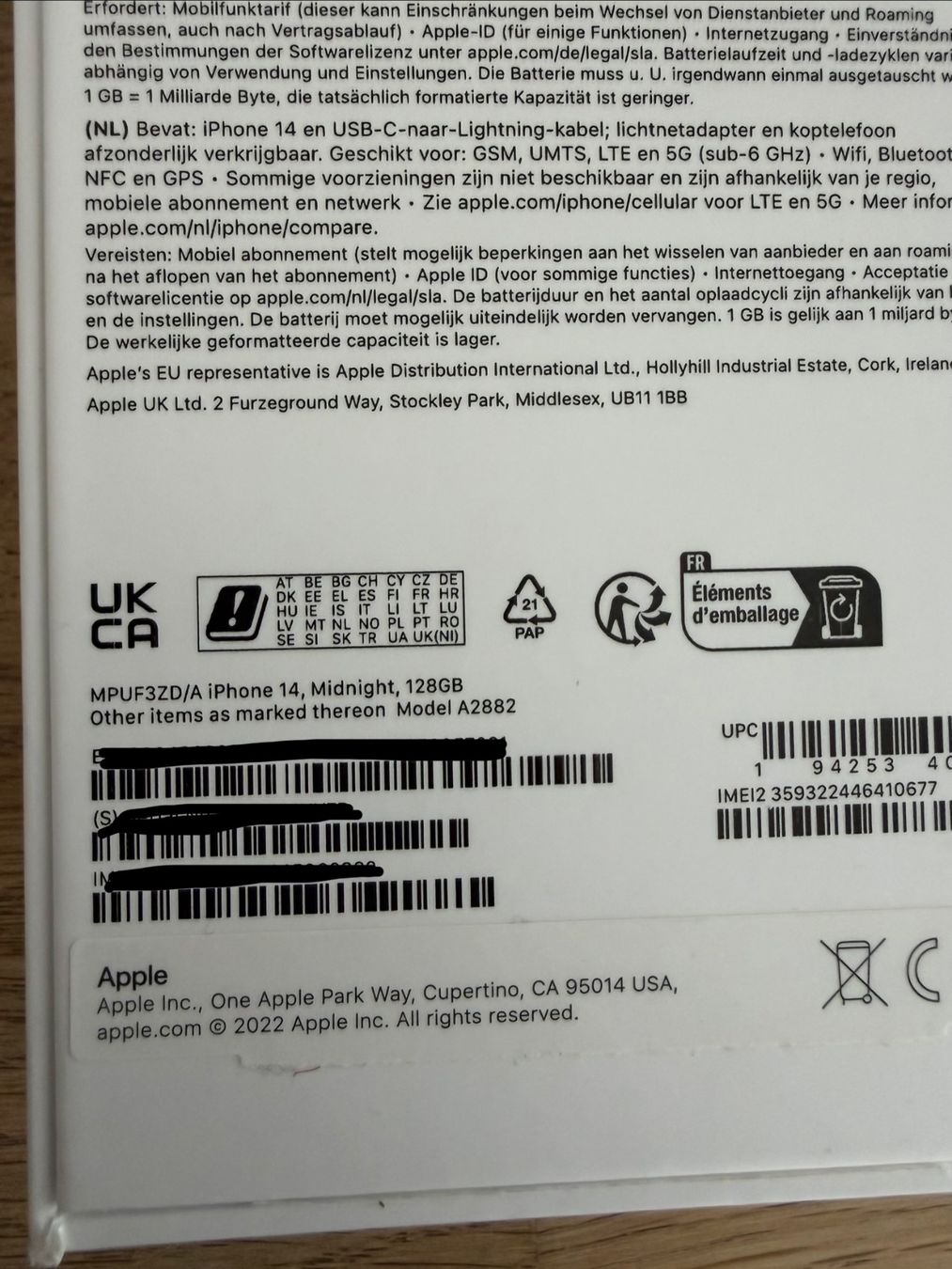 Apple Telefoni cellulari / Smartphones: iPhone 14 128 gb – Usato da Savognin venduto da nic_6nxd 2