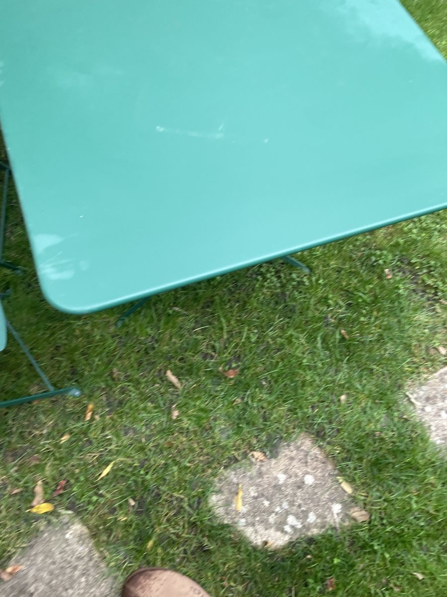 Set di tavolo e panche: Fermob table et chaises – Usato da St- Blaise venduto da Gian73 4