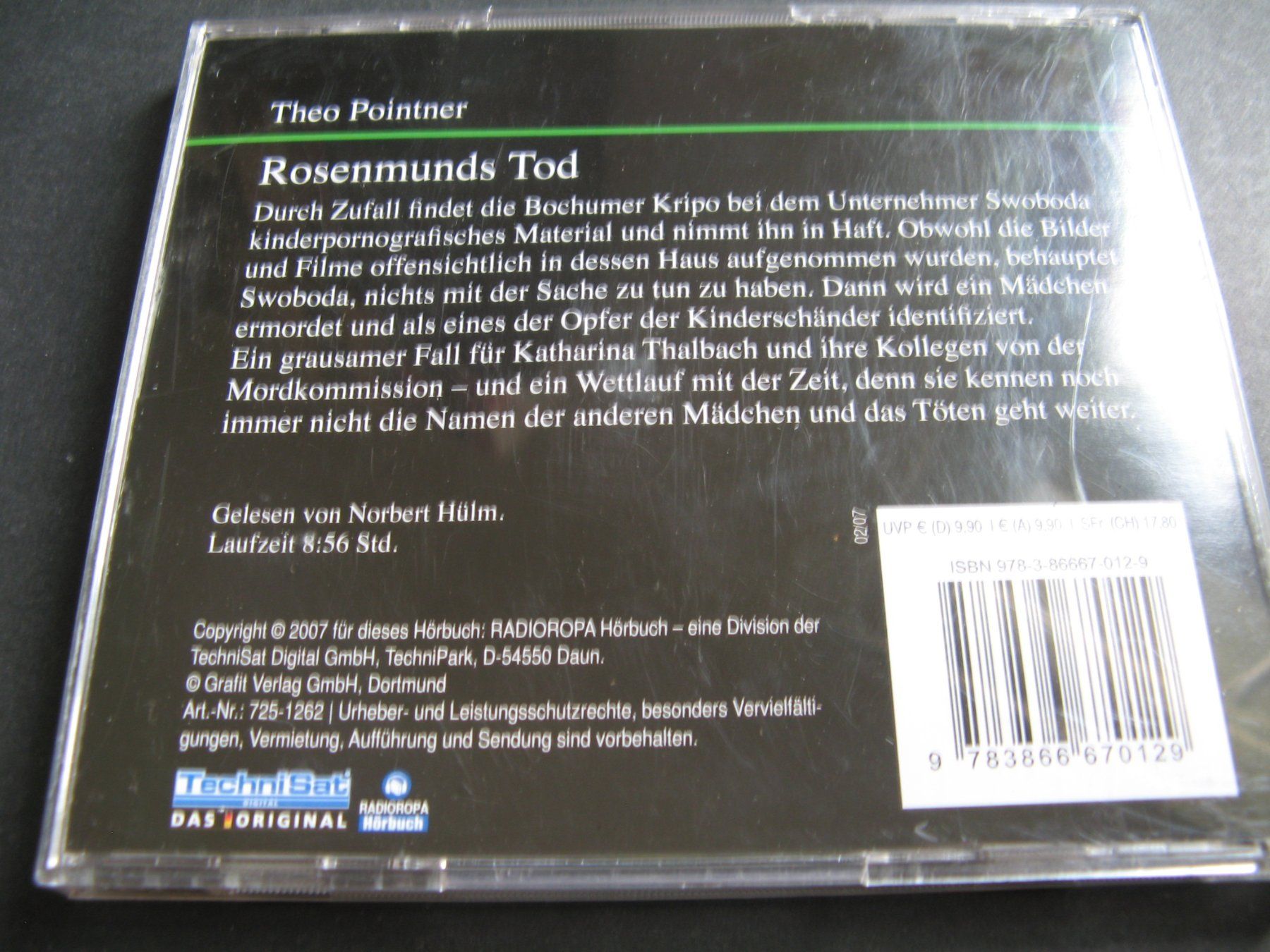 Audiolibri: Theo Pointner - Rosenmunds Tod – Usato da Frauenfeld venduto da Interessent1 3