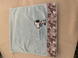 I Love Snoopy Handtuch hellblau