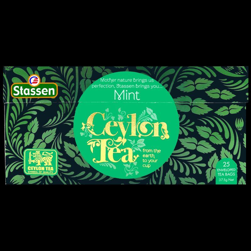 Cibi & Specialità: Stassen - Mint Black Tea - Gastro-Teebeutel – Nuovo e nell'imballaggio originale da Gampelen venduto da Geschenkxy 2