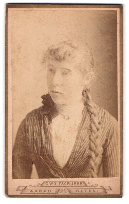 Fotografie & Manifesti: Fotografie G. Wolfsgruber, Aarau, CDV ei – Usato da Berlin venduto da bartko-reher