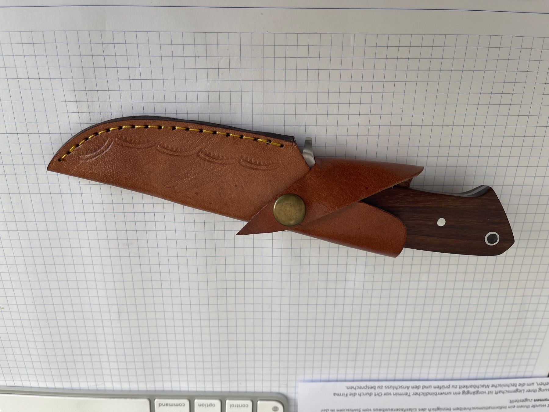 Accessori: Messer Damast Feststehend – Nuovo (secondo la descrizione) da Oberurnen venduto da Rororo64 2