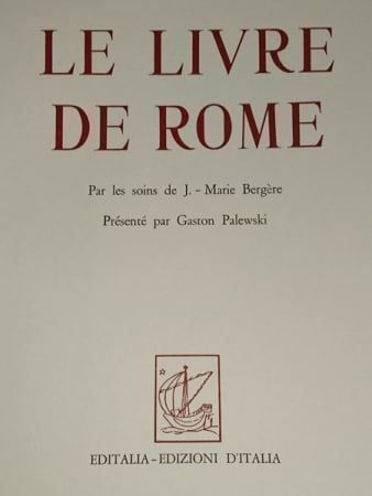 Libri: Le Livre de Rome – Usato da Cortaillod venduto da signep 6