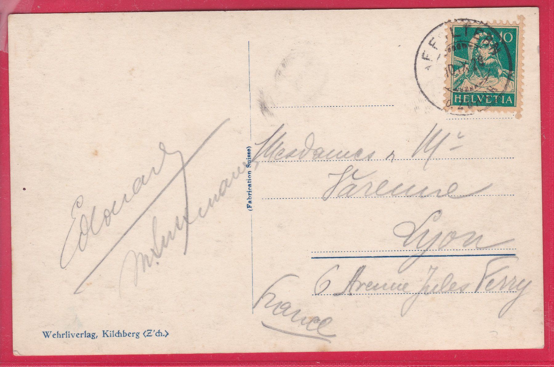 Cartoline postali: PARTIE AM WALLENSEE, 10.9.1928 – Usato da Oberrieden venduto da Gebirgsstelze 1
