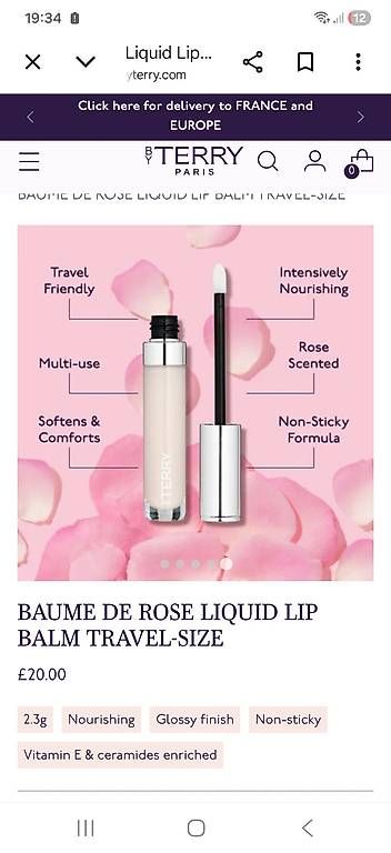 Make-up: Pflegende LipBalm von TERRY – Nuovo e nell'imballaggio originale da Uerkheim venduto da Pod23 2