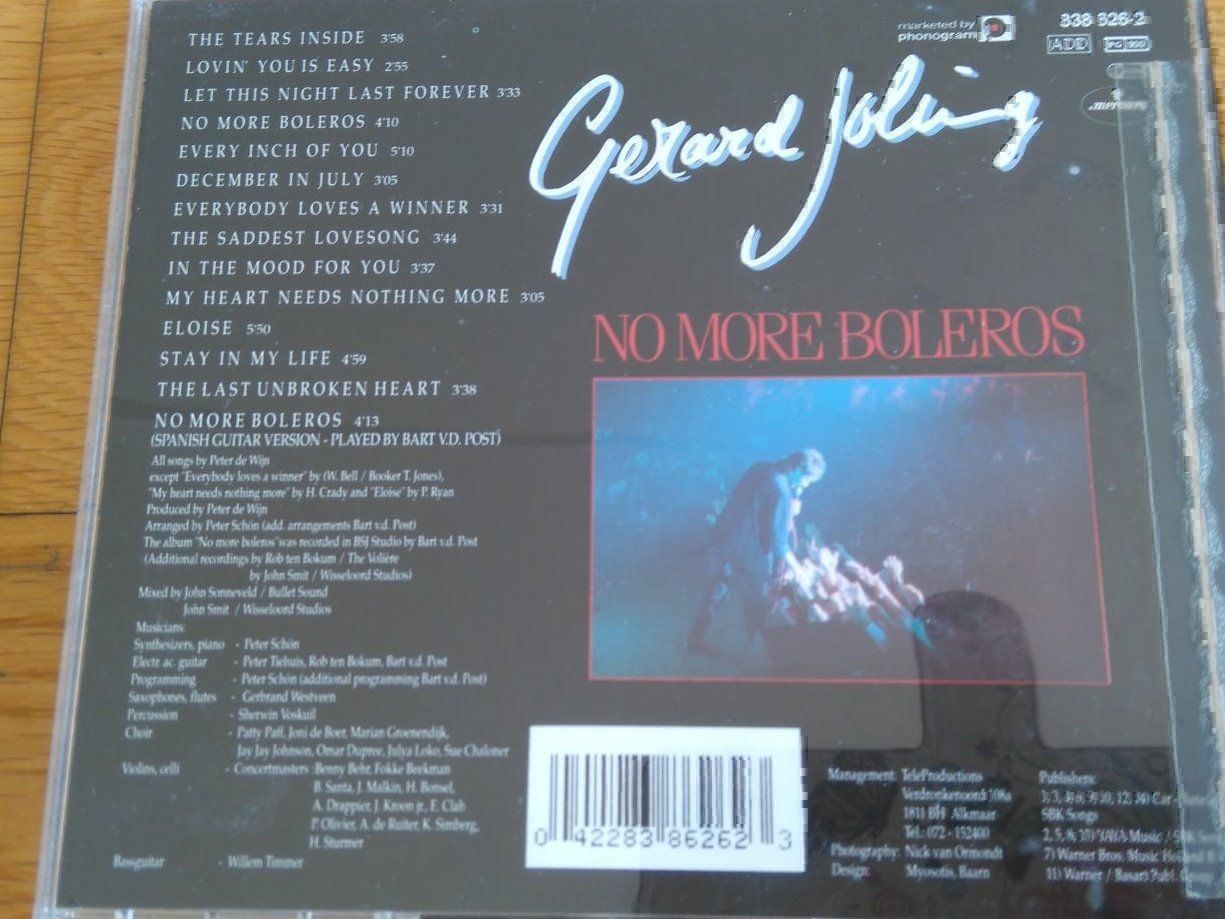 CD: Joling Gerard CD – Usato da Luzern venduto da Einh0rn 1