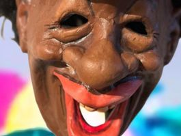 Fasnachtsmasken Larven Grinden Künstlermaske, gratis Versand