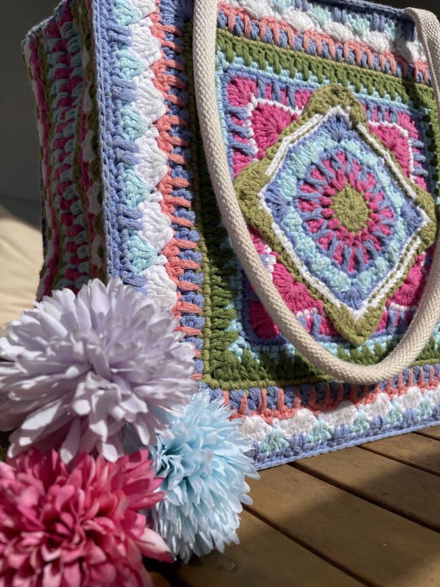 Borse da donna: Boho Häkeltasche Handmade – Nuovo e nell'imballaggio originale da Zürich venduto da LaiSe 4